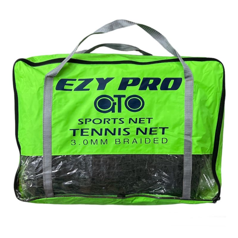 EZY PRO Tennis Net with Center Strap (Barided) 3.0mm