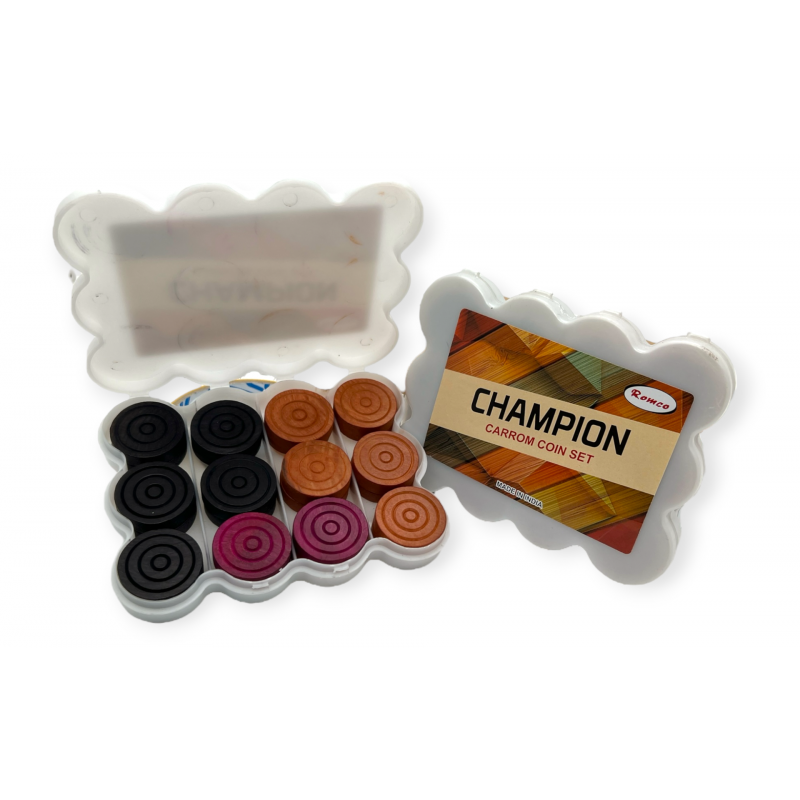 ROMCO Wooden Carrom Men - Champion