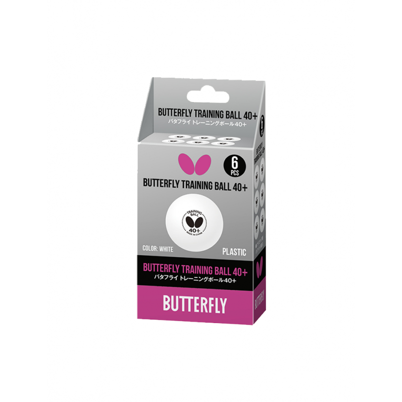Butterfly Training Ball 40+ (6pcs/box)