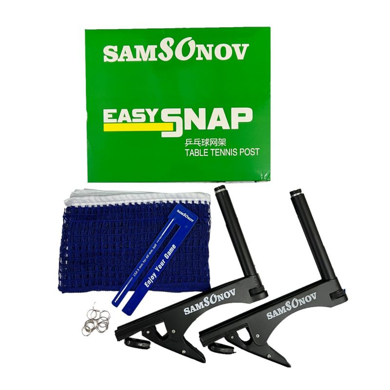 Samsonov Table Tennis Post & Net 203 [Easy Snap]