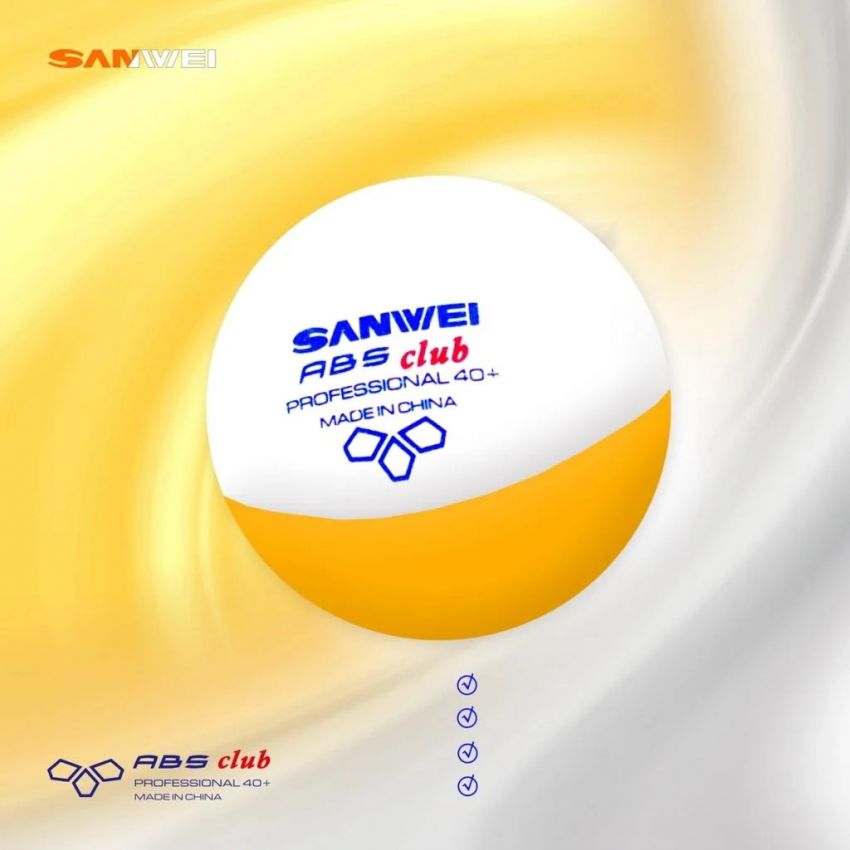 Sanwei ABS Club Training Ball (100pcs/bag)