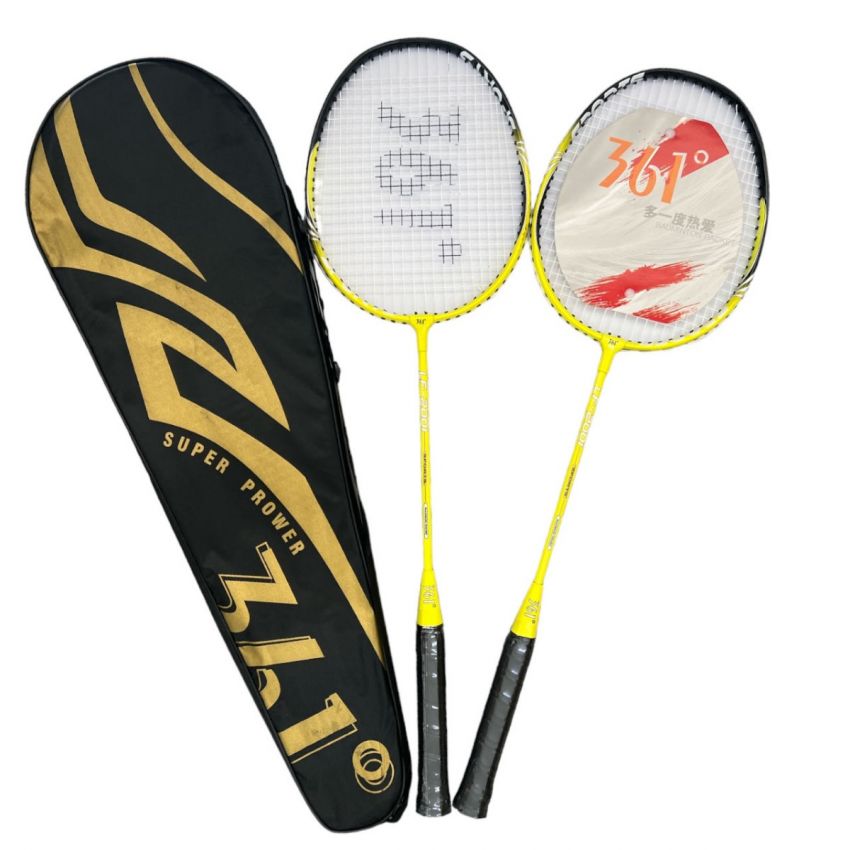 361° Aluminium Badminton Racquet  (Set of 2)