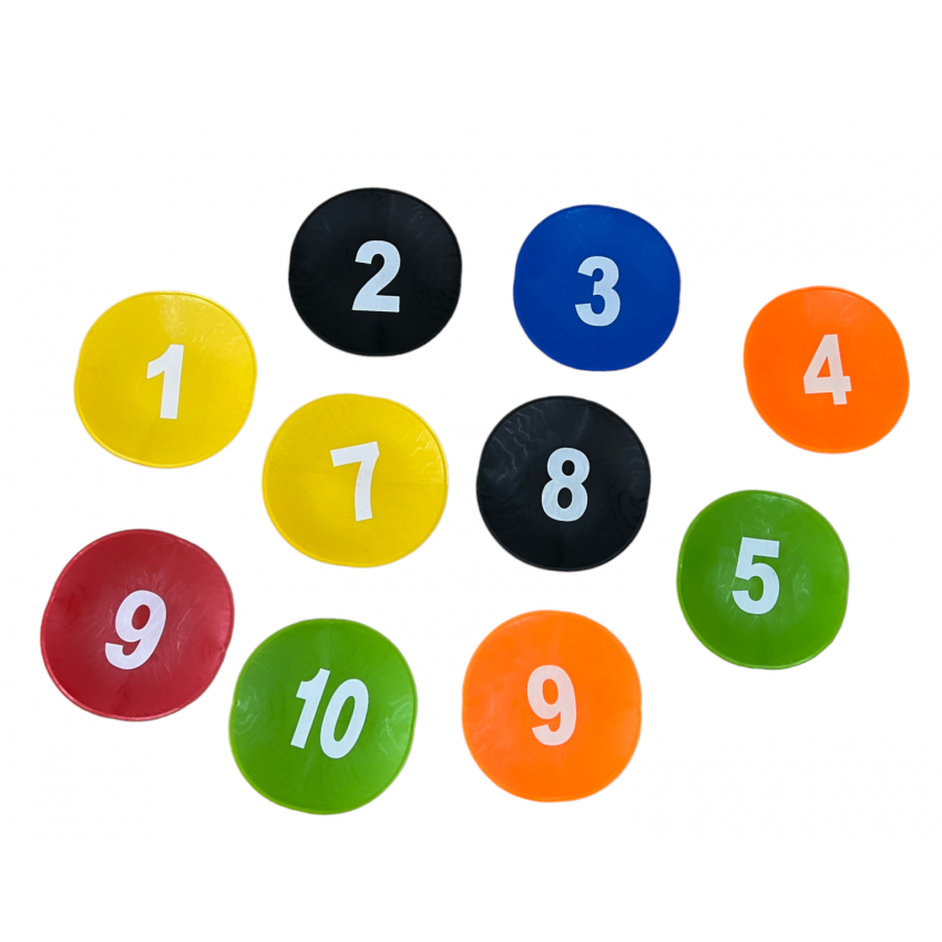Agility Number Spot Marker Plate (10pcs/set)