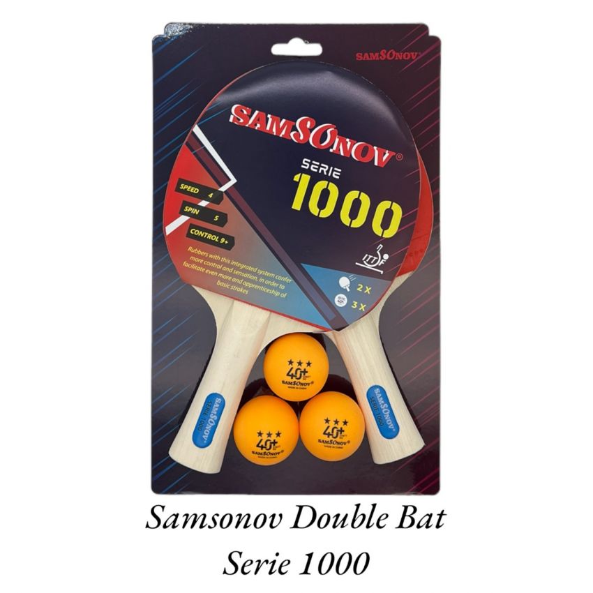 Samsonov Table Tennis Double Bat - Serie 1000