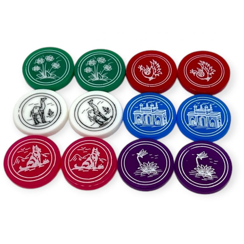 ROMCO Carrom Stricker Acrylic 6mm ZEN Design