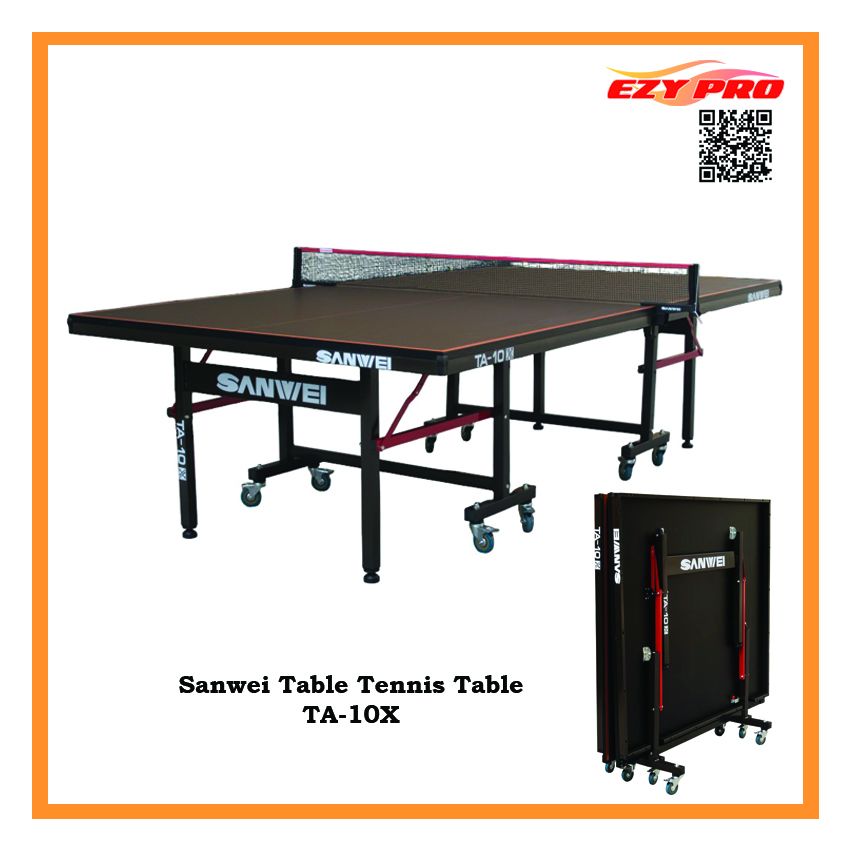 Sanwei Table Tennis Table TA-10X (25mm) ITTF Specifications #Contact us now to get your delivery quote#