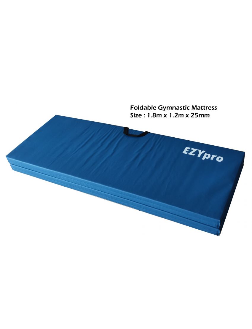 EZY PRO Foldable Gymnastic Mat (1.8m x 1.2m x 25mm)